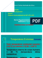 Normas temperaturas extremas