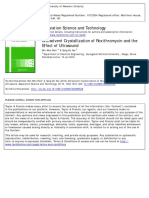 Antisolvent Crystallization of Roxithromycin and The