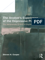 The Analyst's Experience of The Depressive Position