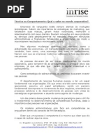 Técnica ou Comportamento