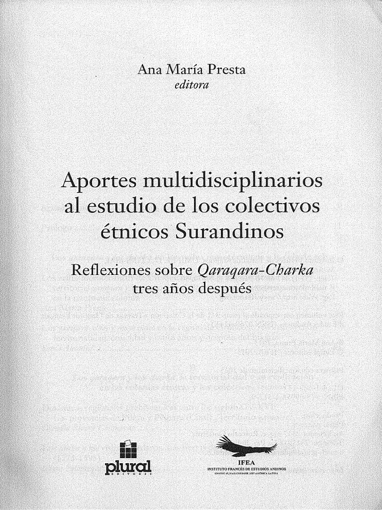 Alconini. Los - Yampara - Chuys - y - Moyo - Moyo - en - Oroncota | PDF