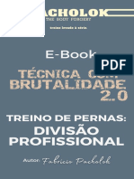 E-Book treino pernas divisão profissional