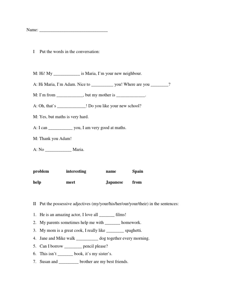 English Language Practice Exercises | PDF | Human Communication ...