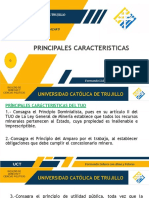 DERECHO MINERO N° 6 -PRINCIPALES CARACTERISTICAS DEL TUO