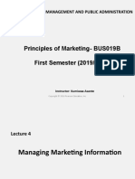 Lecture 4 - Managing - Marketing Information To Gain Customer Insights