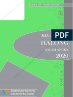 Kecamatan Halong Dalam Angka 2020