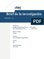 Brief de La Investigacion - Grupo#4