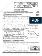 BAC Blanc Epreuve de Physique 2022 Serie C Propose Par M. LONTOUO Sengbor