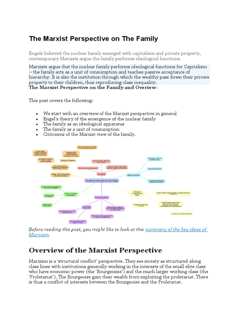 Marxist Views on Family and Capitalism | PDF | Marxism | Capitalism