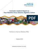 Economic Analysis Report On Four Markets in Fiji