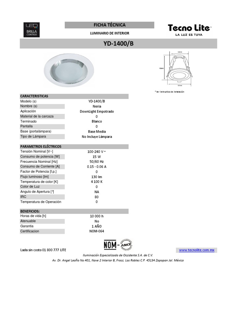 Datasheet YD-14 | PDF