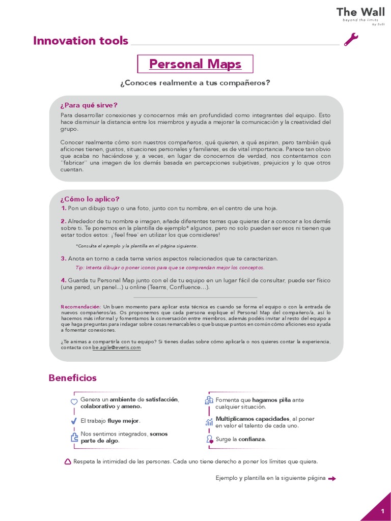 Mapa Personal: Conoce a tus Compañeros | PDF