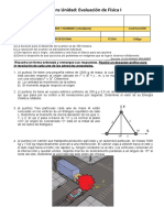 III Unidad - Examen Parcial Física 1