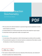 Stoichiometry Chemical Reactions