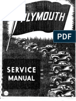 1936-42 Plymouth Service Manual