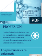Normas Morales para El Profesional de Salud