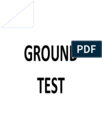 Ground Test