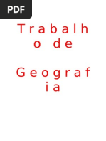 trabalho geo