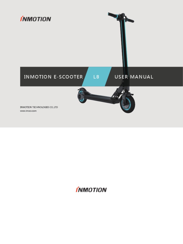 Manuel L8 L8F Inmotion | PDF | Battery Charger | Lithium Ion Battery