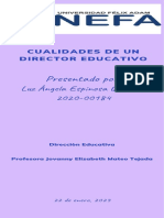 Infografìa de Cualidades de Un Director Educativo