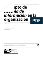 Diseño y Arquitectura de Sistemas de Información - Módulo Didáctico 1 - Concepto de Sistema de Información en La Organización