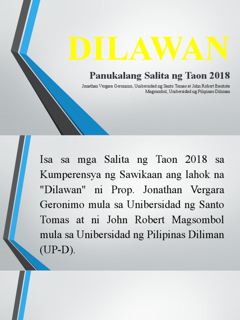 Yunit 2 - Dilawan - Report | PDF