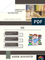 Aspek Kognitif, Afektif, Dan Psikomotorik Dalam Matematika