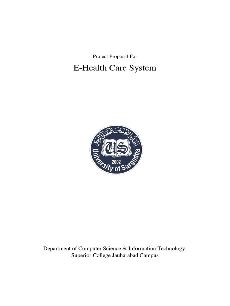 E-Health Care System Proposal | PDF