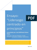 Ensayo Liderazgo Centrado en Principios