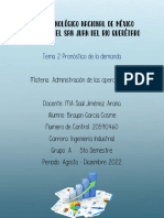 Administración de Las Operaciones I 2do Examen Parcial Brayan Garcia Cosme 20590460