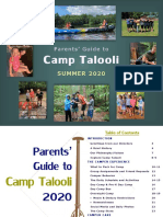 NEW! Parent Handbook - Summer Camp