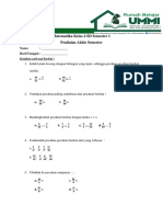 Soal Matematika Untuk Pas Kelas 4 Semester 1