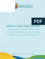 Edital N 0322022semed Lotacao e Ampliacao Da Jornada