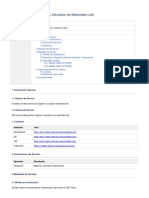 Endpoint Registro Material Lote