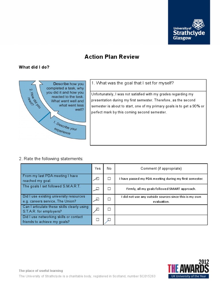 Action Plan Review Form | PDF