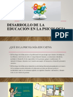 Desarrollo de La Educacion en La Psicologia