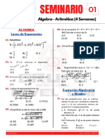 Seminario #01 - Arimetica y Algebra