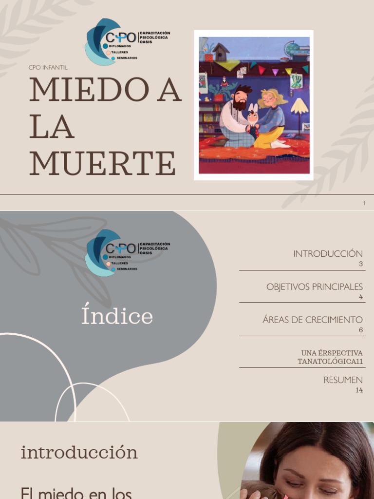 Miedo a la muerte en niños: psicoanálisis | PDF | Temor | Muerte