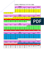 Calendario Prefac I-2022