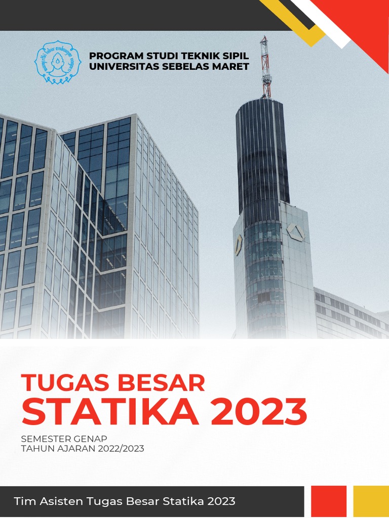 Tugas Besar Statika Teknik Sipil 2023 | PDF | Metode & Bahan Ajar ...