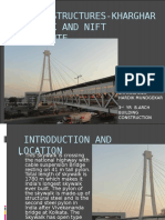 STEEL STRUCTURES KHARGHAR SKYWALK AND NIFT INSTITUTE Ms PPT 2007