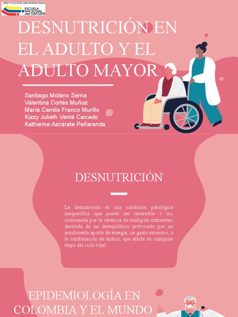 Desnutrición en El Adulto y Adulto Mayor | PDF | Nutrición | Dieta y ...