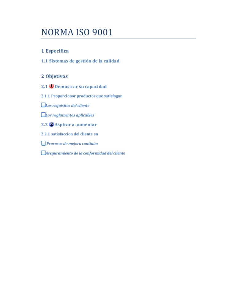Norma Iso 9001 | PDF | Gestión de la calidad | Calidad (comercial)