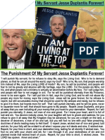 The Punishment of My Servant Jesse Duplantis Forever!