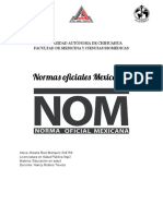 Norma Oficiale M Icana: Universidad Autónoma de Chihuahua Facultad de Medicina Y Ciencias Biomédicas