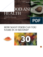 5 - Food and Health