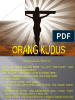 Makna Kata "Kudus