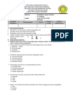 SEKOLAH DASAR DEPOK EVALUASI TENGAH SEMESTER