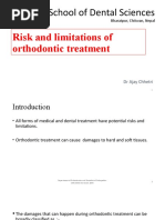 Risk and Limitations of Orthodontic Treatment