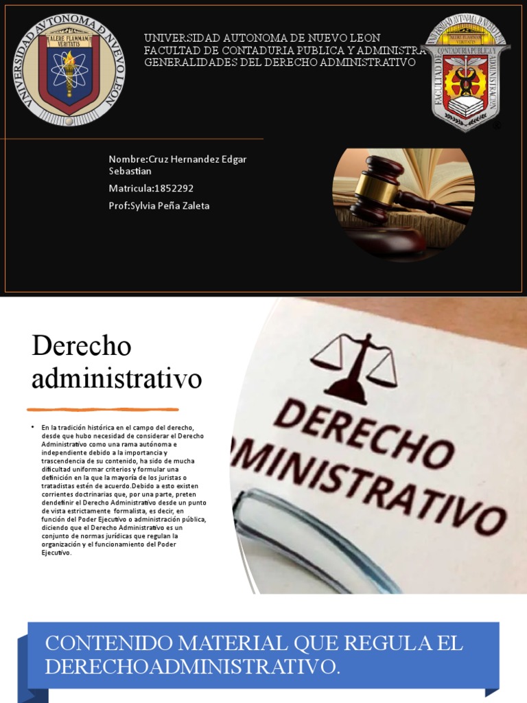 Generalidades Del Derecho Administrativo Pdf Dominio Eminente Ley